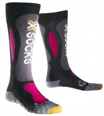pánské a dětské lyžařské ponožky|Total-sport.cz – X-Socks Ski Carving Silver Woman