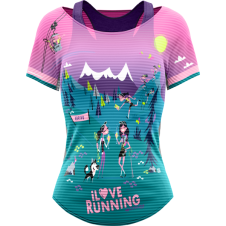 Dámské běžecké oblečení|Mizuno – Crazy T-Shirt Slash